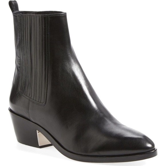 NEW MICHAEL KORS Patrice Leather Ankle Booties (Size 38) - Picture 1 of 12
